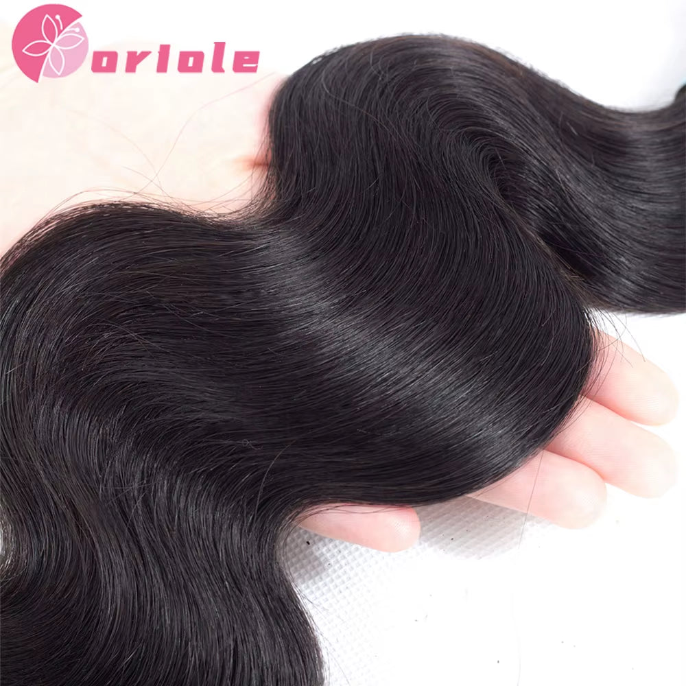 Brazilian Human Hair Bundles Body Wave Weave Bundles 100% Human Hair Extensions Natural Hair Weaving Remy Human Hair 1/3/4Pcs