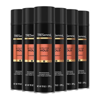 Ultra Fine Mist Hairspray Pack of 6 for Flexible Hold with Pro Lock Tech 11 Oz