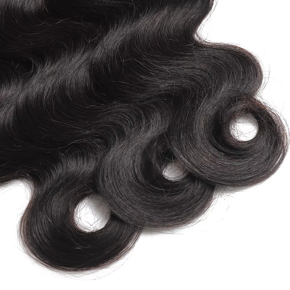 Brazilian Human Hair Bundles Body Wave Weave Bundles 100% Human Hair Extensions Natural Hair Weaving Remy Human Hair 1/3/4Pcs